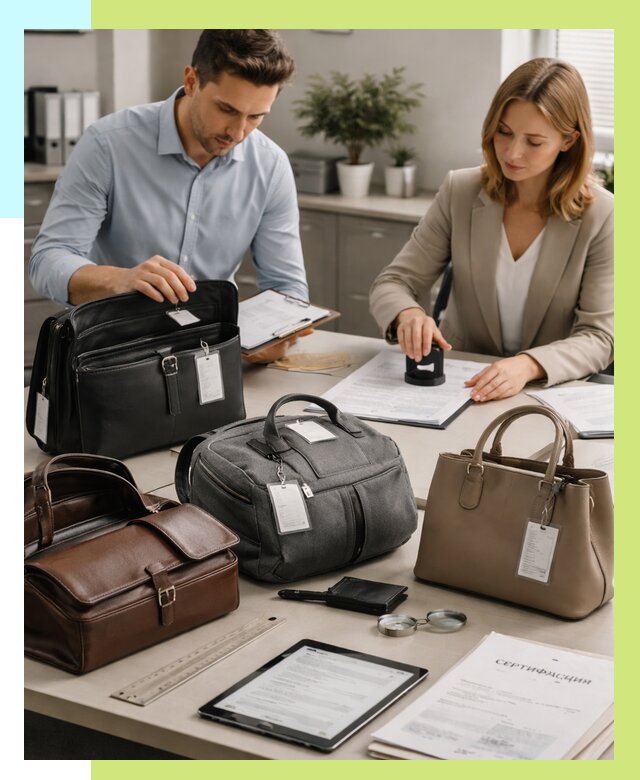 Сертификация сумок в Благовещенске от 7618 руб. | Алешин-Бгн