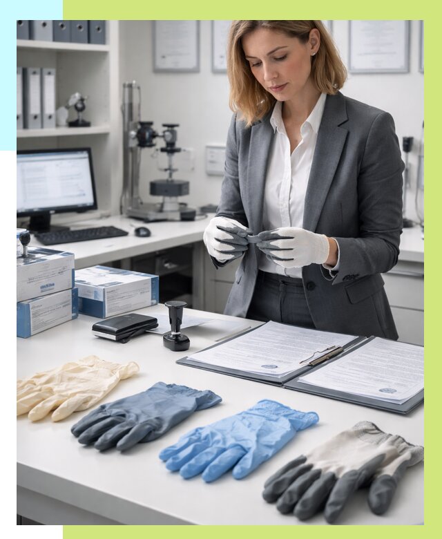 Сертификация перчаток в Благовещенске от 8633 р. | Алешин-Бгн