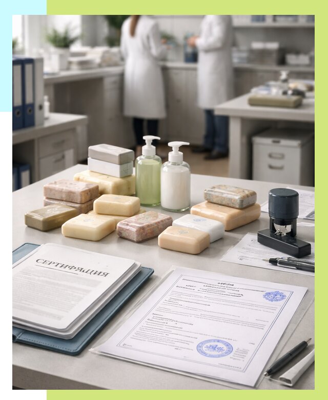 Сертификация мыла и сертификат на мыло в Благовещенске от 12188 | Алешин-Бгн