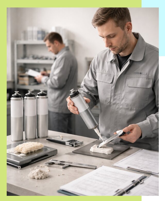 Сертификация монтажной пены и соответствие стандартам в Благовещенске