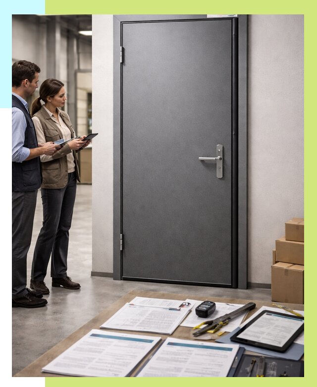 Сертификация противопожарных дверей в Благовещенске от 9141 р. | Алешин-Бгн