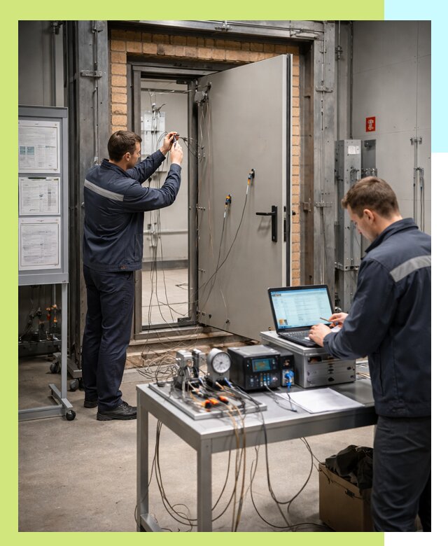 Сертификация противопожарных дверей в Благовещенске по ГОСТ и ТР