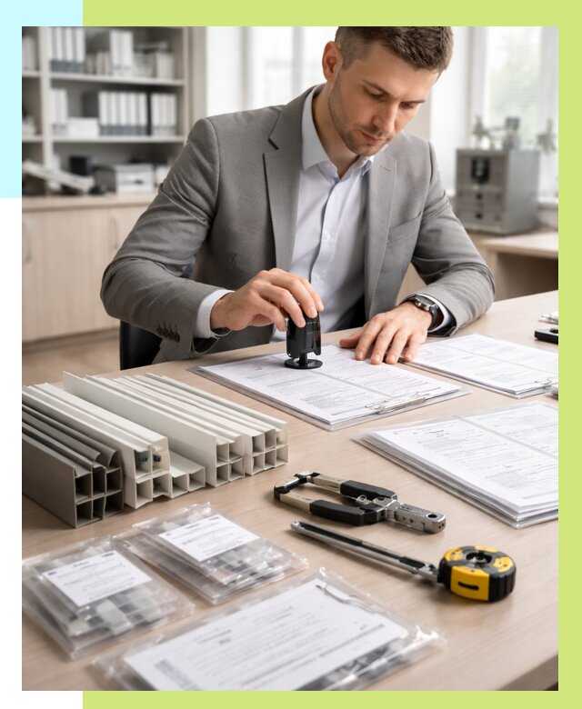 Сертификация ПВХ продукции в Благовещенске от 8633 р., Алешин-Бгн