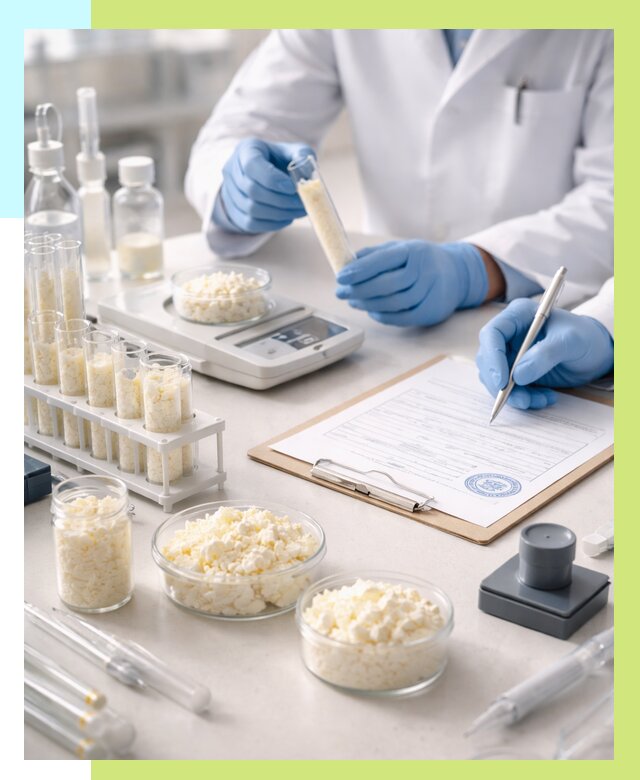 Сертификация творога в Благовещенске от 12188 р. под ключ | Алешин-Бгн