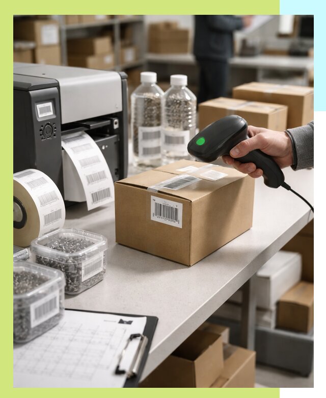 Штрихкодирование продукции и маркировка для продажи в Благовещенске