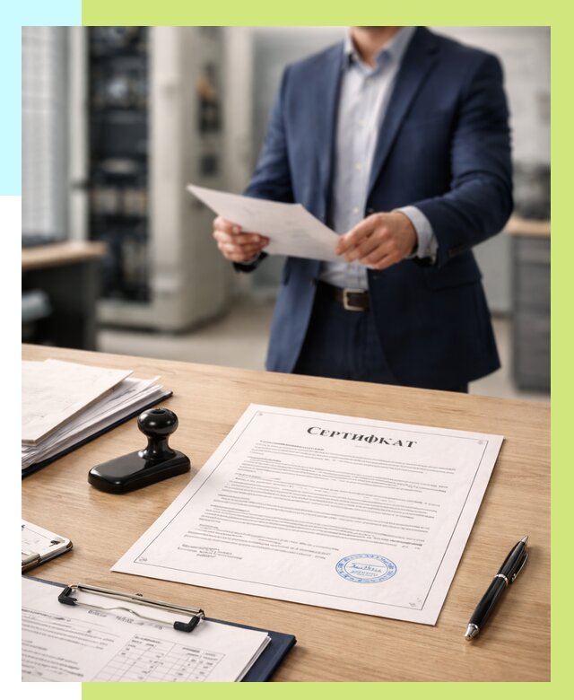 Сертификат на оборудование в Благовещенске от 15236 р. | Алешин-Бгн