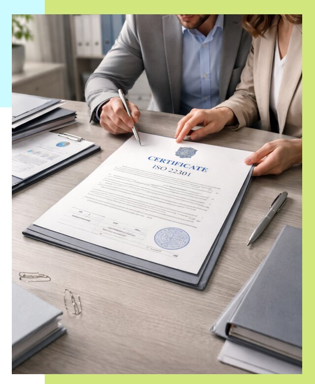 Сертификат ISO 22301 в Благовещенске от 45707 р. | Алешин-Бгн срочно