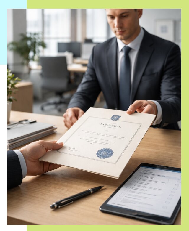 Сертификат ISO 30301 в Благовещенске от 35550 р. | Алешин-Бгн - под ключ