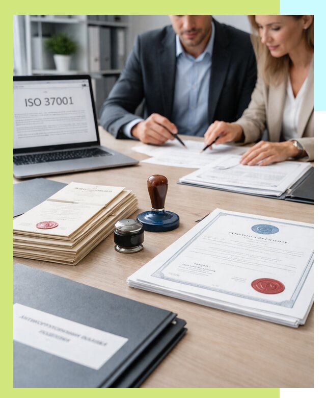 Получение сертификата ISO 37001 по системе борьбы с коррупцией в Благовещенске