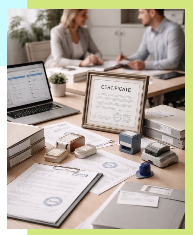 Сертификация компании в Благовещенске от 45707 р. | Алешин-Бгн — заказ